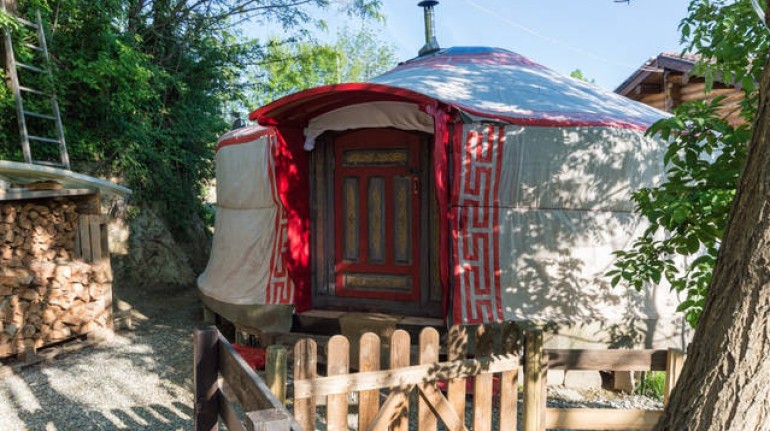 Ein Yurta mit Aussicht
