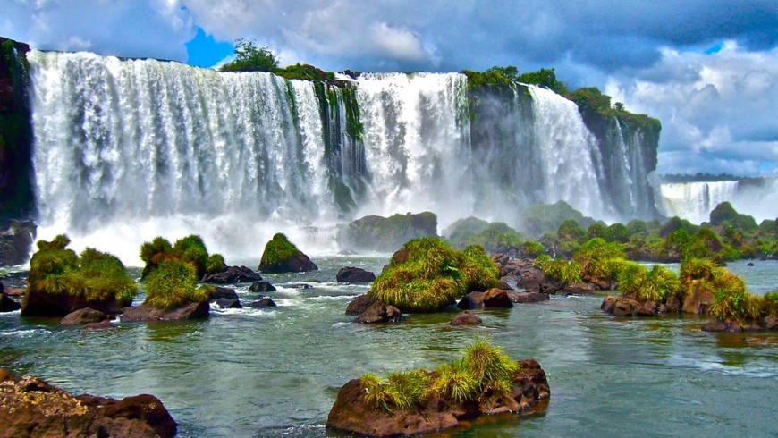 Iguazu Wasserfälle , Argentinien und Brasilien