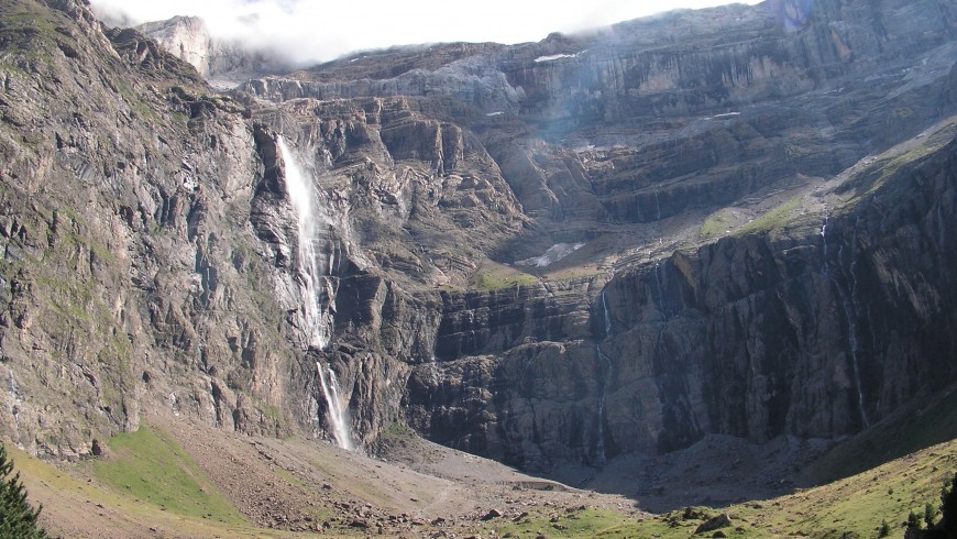 Wasserfall von Gavarnie, Frankreich Wasserfall von Gavarnie, Frankreich