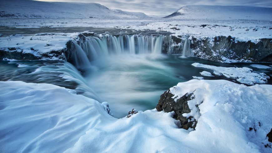 Goðafoss Wasserfaelle , Island