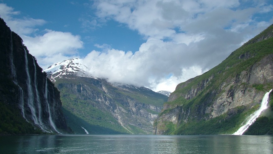 Seven Sisters Wasserfall, Norwegen