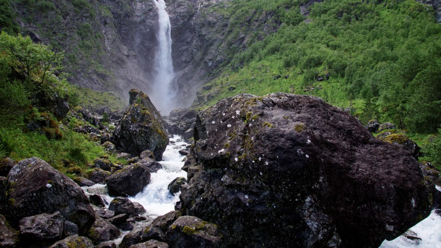 Mardalsfossen Wasserfall, Norwegen Mardalsfossen, Norwegen