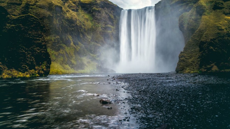 Skógafoss Wasserfall, Islanda Skógafoss, Island