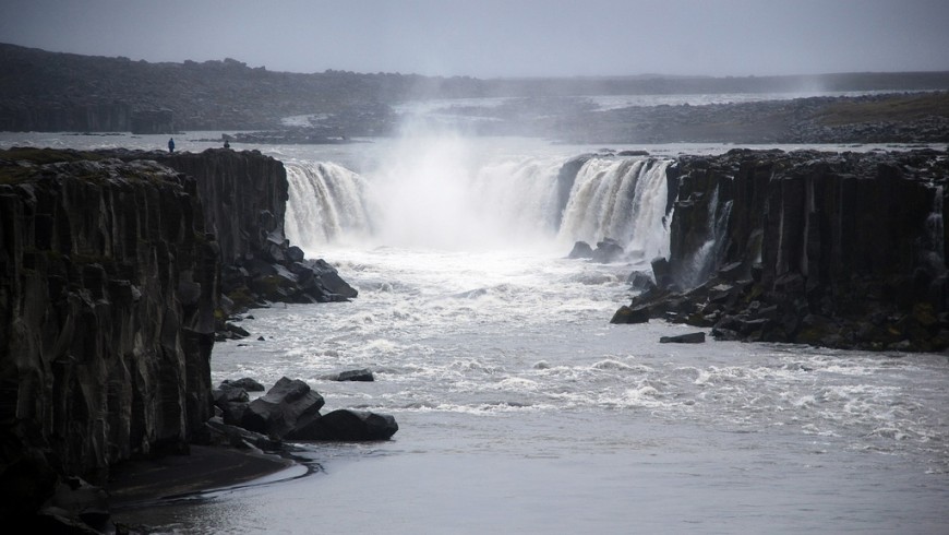 Dettifoss Wasserfall, Island Dettifoss, Island