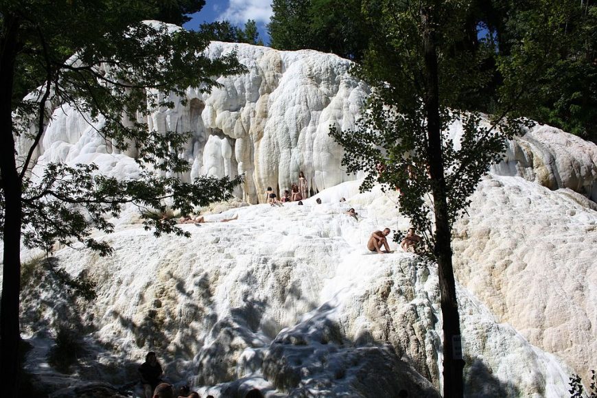 Bagni San Filippo Wasserfalle , Italien