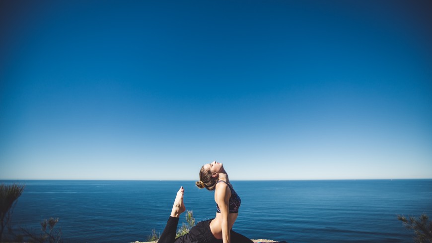 Yoga am Strand